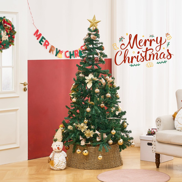 手工编织圣诞树裙-4