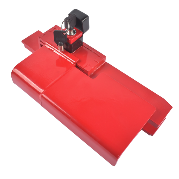 集装箱锁 Heavy Duty Rolling Door Lock Replacement for Storage Container, Trailer or Box Truck Lock Fits Handles up to 5" High and 1.25” Thick (W/ 2 Keys)-6