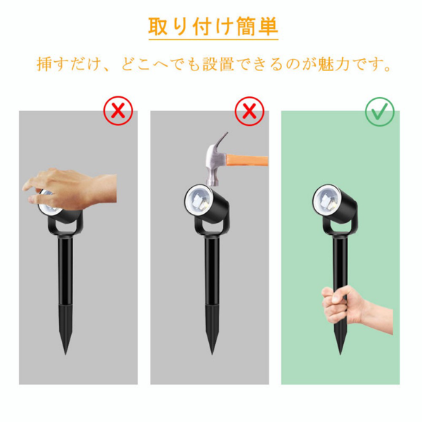 太阳能草坪灯 SL-509 暖光 一拖四-4