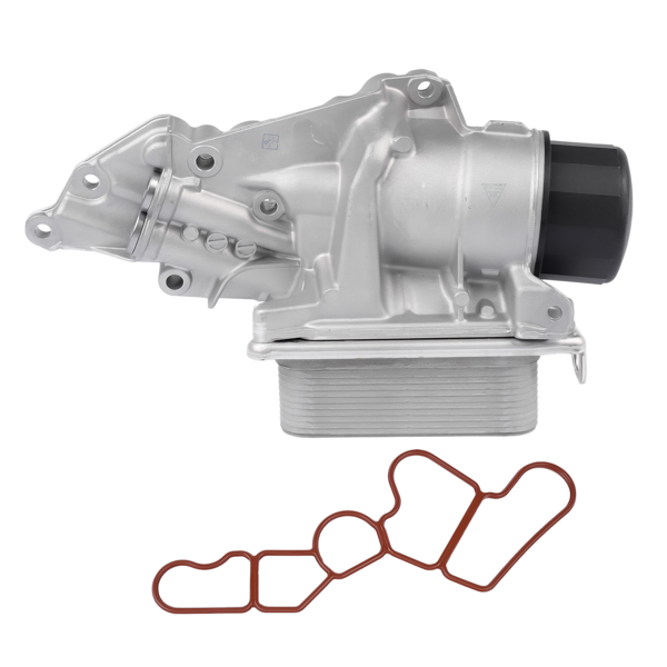 机油滤清器总成 Oil Filter Housing with Oil Cooler Fits for Mercedes C280 C230 C350 G550 ML350 ML450 ML550 S550 SLK350 SLK300 GL450 E550 GL550 R350 2003-2015 6421800165 2721800510-2