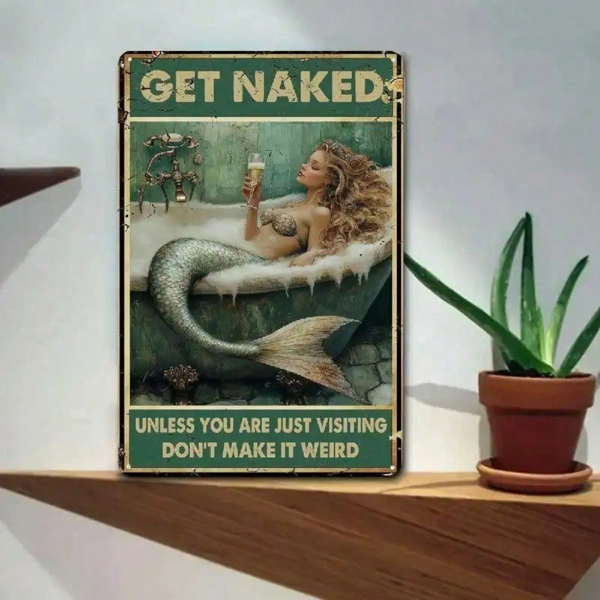 CIFbuy12x8 英寸 ( 30.5x20.3cm )复古风乡村风铝合金标牌适用于家居、酒吧（TikTok、temu下自提）-2