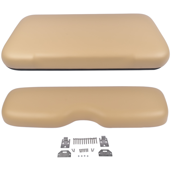坐垫套装 Front Seat Cushion Kit with Hardware Tan Color Replacement for EZGO TXT Golf Cart 1994-2013 71751-G01 71751-G03-1
