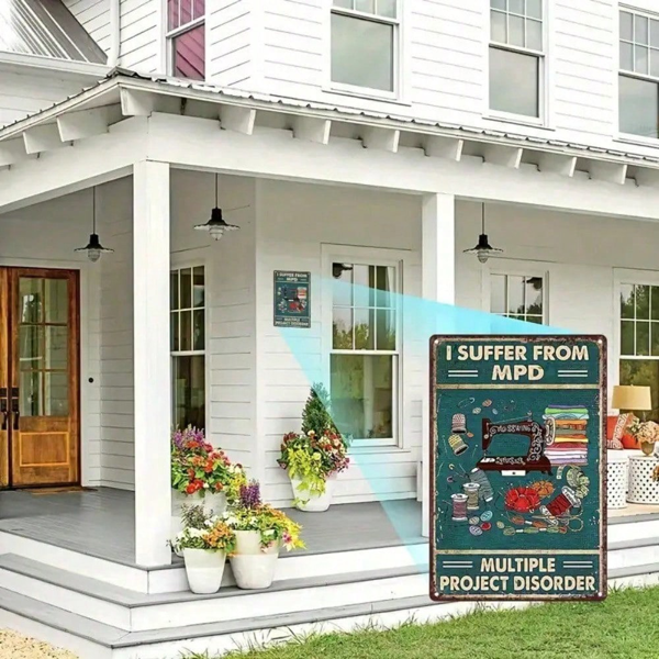 CIFbuy8x12 英寸 ( 20.3x30.5cm )复古风趣味铝合金标牌（TikTok、temu下自提）-5