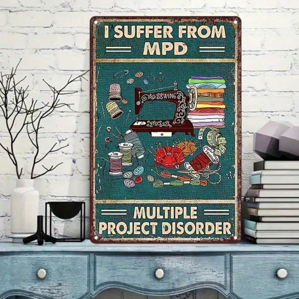 CIFbuy8x12 英寸 ( 20.3x30.5cm )复古风趣味铝合金标牌（TikTok、temu下自提）-1