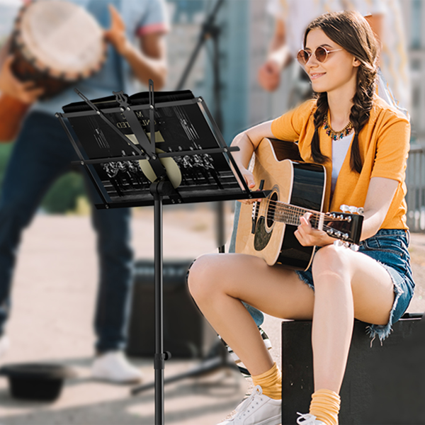 乐谱架 带收纳包 HY-202(胶头链接）-8