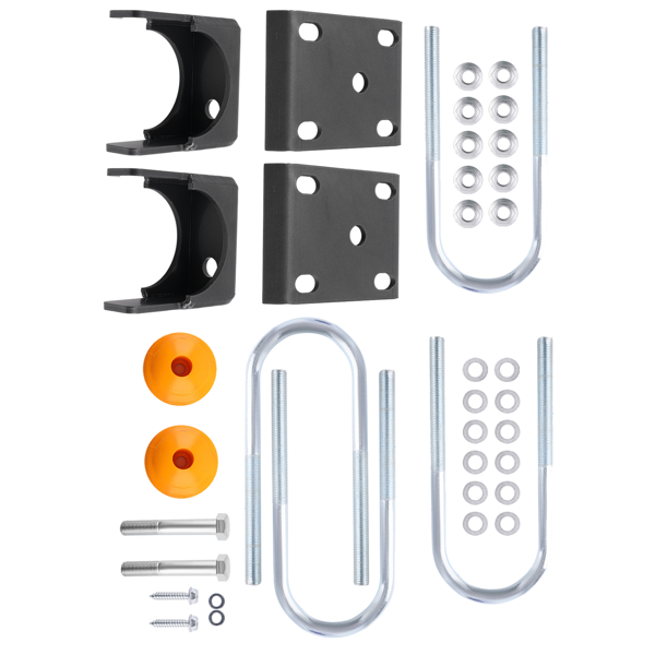 6英寸后悬架降低套件，适用于1988-1998款雪佛兰Silverado C1500和GMC Sierra 2WD车型，钢制材质。-2