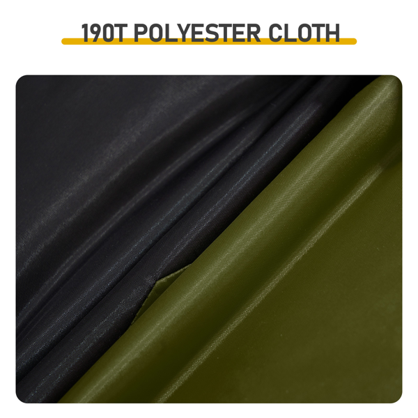 绿底黑色箭头 睡袋 涤丝布防水面布 涤丝布透气灰里布 中空棉 190*75cm 信封款 950g 带收纳袋  温度范围5-20℃-7