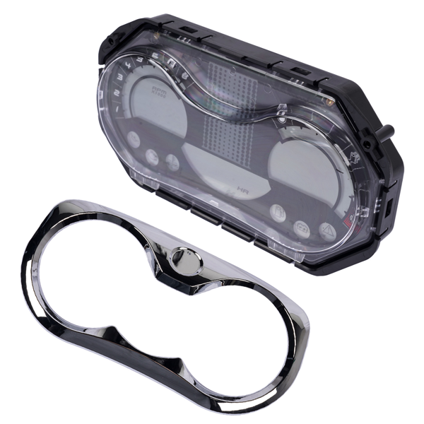 仪表总成 LCD Speedometer Gauge Cluster with Chrome Bezel Fits for Sea-Doo GTI Rental SE-5