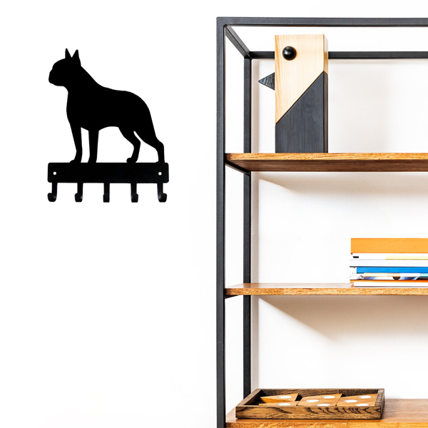 CIFbuy™ 波士顿梗钥匙挂钩 双功能壁挂收纳架（TikTok、temu下自提）-5