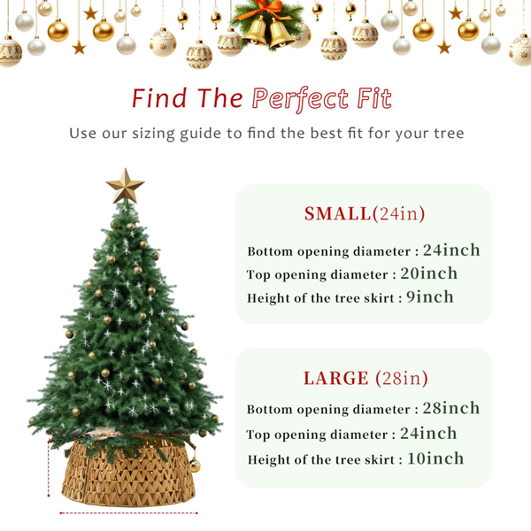 手工编织圣诞树裙-2