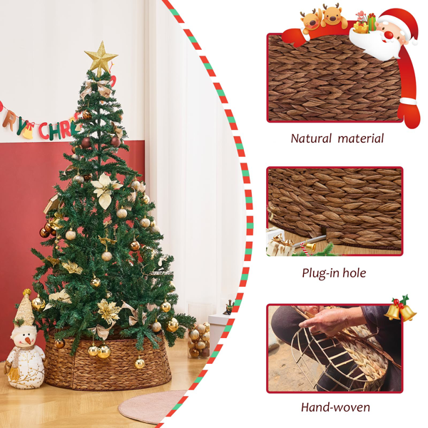 手工编织圣诞树裙-5