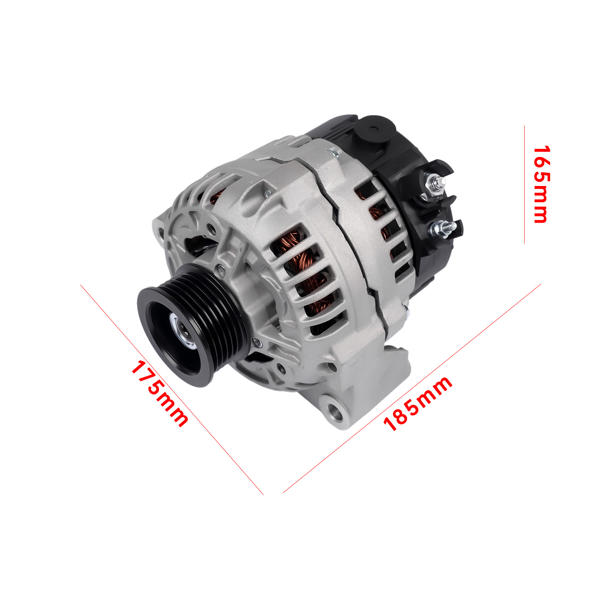 发电机 90A 12V Alternator Fits for Mercedes-Benz SLK230 Kompressor Convertible L4 2.3L 1998-2004-2