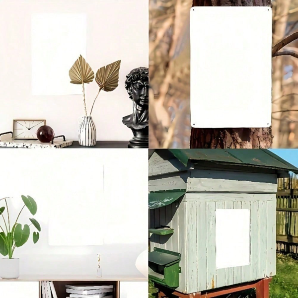 CIFbuy8x12 英寸 ( 20.3x30.5cm )复古风怀旧风铝合金标牌FarmhouseChicken（TikTok、temu下自提）-1