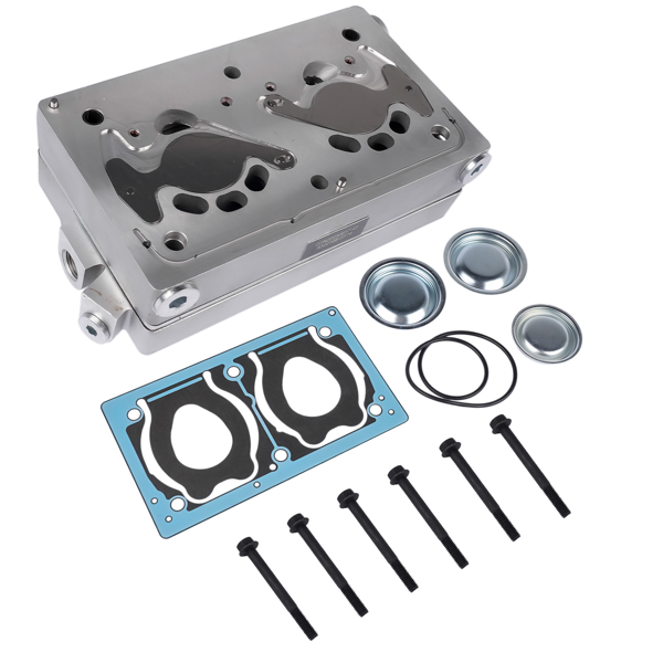 空气压缩机缸盖 Air Brake Compressor Cylinder Head Replacement for Paccar CF75 New Model MX13 MX11 Replace #1696200 1805490 1732080-4
