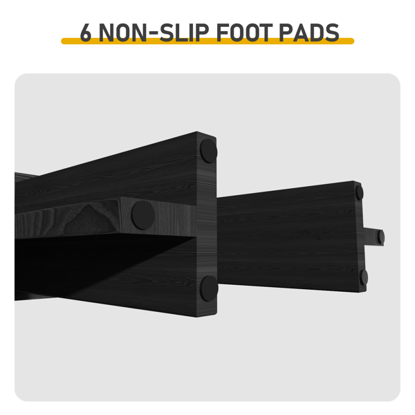 黑浮雕 T字腿 MDF 贴3D纸 106.5x35.5x75cm 玄关桌 50mm空心板-2