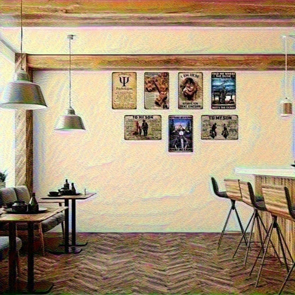 CIFbuy8x12 英寸 ( 20.3x30.5cm )复古风乡村风铝合金标牌（TikTok、temu下自提）-4