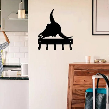 CIFbuy™ 现代黑金属墙钩 工业农舍衣帽架极简艺术装饰（TikTok、temu下自提）