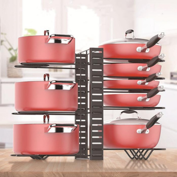 厨房锅盖架 D061-2 八层 4.5mm线径