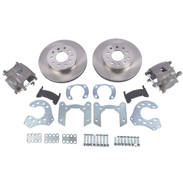 刹车盘套装 9 Inch Rearend Bolt-On Rear Disc Brake Kit Universal Kit Replacement for Ford Old & New Style-1