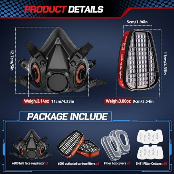 防护面具黑色-5