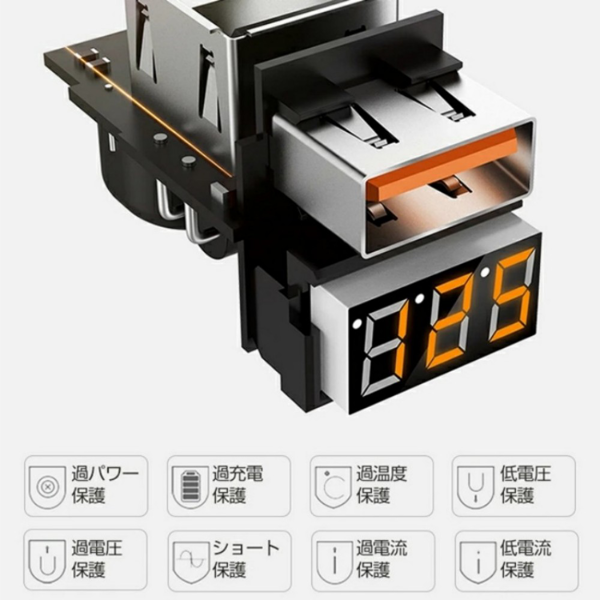 车载充电器 快充 HY10 QC3.0 灰色-8
