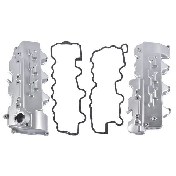 气门室盖 2x Engine Valve Cover Left and Right Fit for Mercedes C280 C320 CLK320 E320 ML320 ML350 S350 SLK320 1998-2006 A1120100530 A1120100430-2