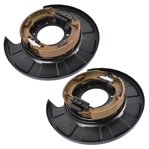 挡泥板总成 2X Parking Brake Assy Rear Left & Right Fit for Hyundai Santa Fe 2006-2009 2.7L 3.3L 582502B000, 582702B000-5