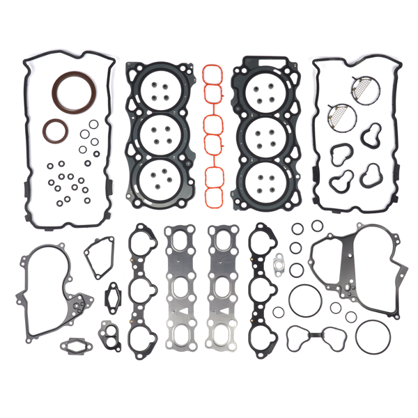 发动机修包 MLS Cylinder Full Head Gaskets Set Fit for Infiniti JX35 QX60, Nissan Altima Maxima Murano Pathfinder Quest 3.5L DOHC V6 24V 3498cc Gas VQ35DE Engine 2007-2020-1