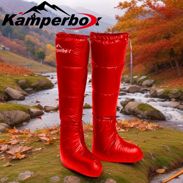 Kamperbox睡袋羽绒靴露营羽绒袜羽绒靴睡袋袜子羽绒靴露营睡靴 & 只发USPS物流-1
