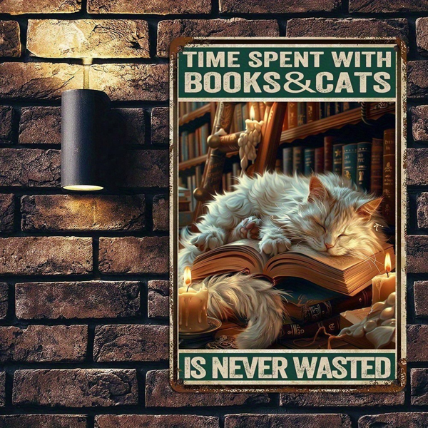 CIFbuy8x12 英寸 ( 20.3x30.5cm )复古风乡村风铝合金标牌适用于家居（TikTok、temu下自提）-4