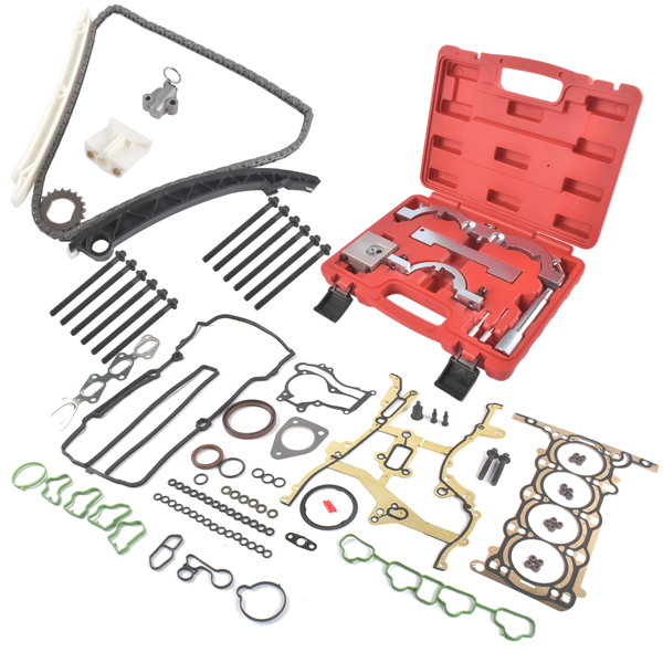发动机大修包 Timing Chain+Head Gasket+Locking Kit Fits for Chevy Cruze Trax Sonic Buick Encore 1.4L 2011-2016 HS54898 HS26540PT-1 55565005-6
