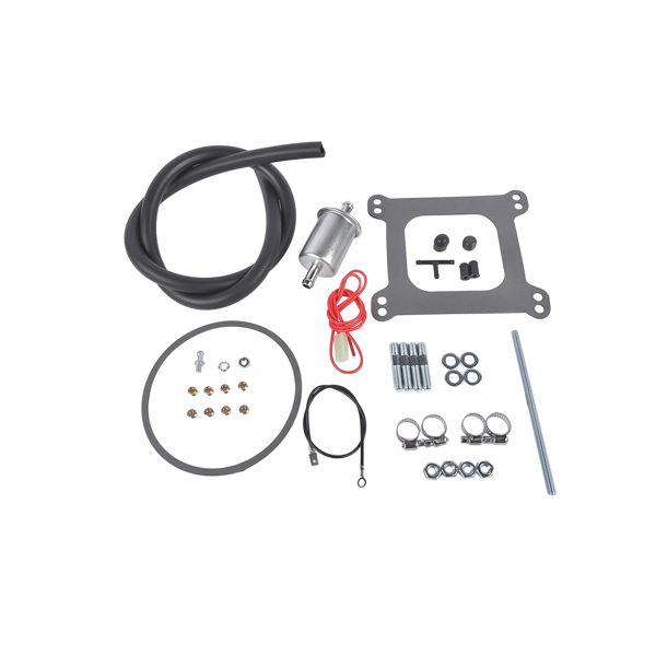 化油器 New Carburetor with Electric Choke Silver Fits for Performer 1413 4-Barrel Square Bore 800 CFM Aluminum 1413-800-6