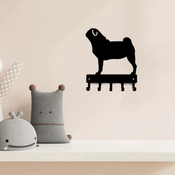 CIFbuy™ 时尚黑金属墙钩 家居装饰节日礼品墙饰（TikTok、temu下自提）-3