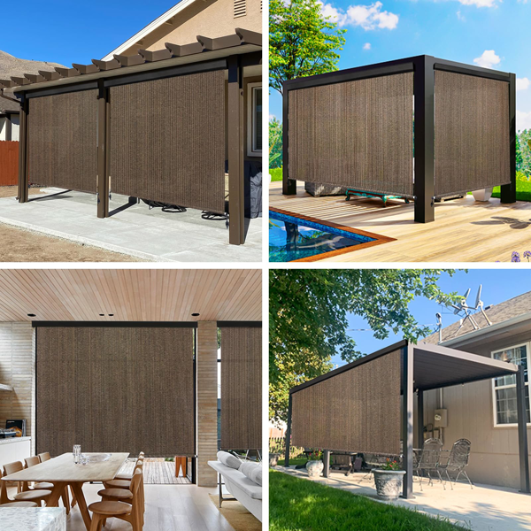 8'X6' 摩卡色HDPE罩壳卷帘-8