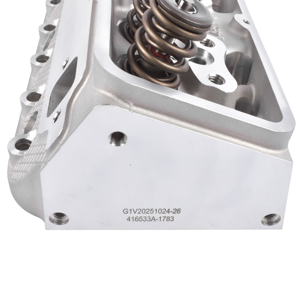 缸盖总成 2Pcs Complete Cylinder Heads 129006601 Fits for Small Block Chevy 350 190cc 64cc 2.02/1.60'' - Straight-7