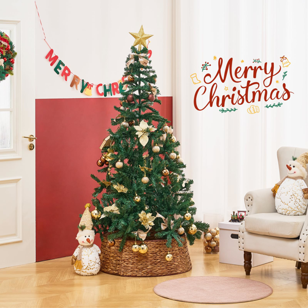 手工编织圣诞树裙-3