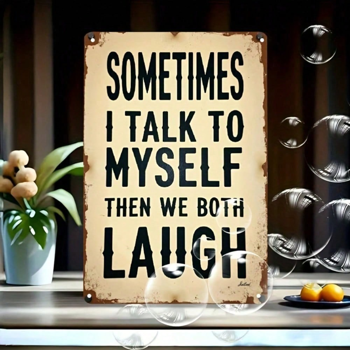 CIFbuy8x12 英寸 ( 20.3x30.5cm )复古风趣味铝合金标牌（TikTok、temu下自提）