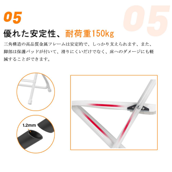 椅子 会议室折叠椅 白色 1把装-4