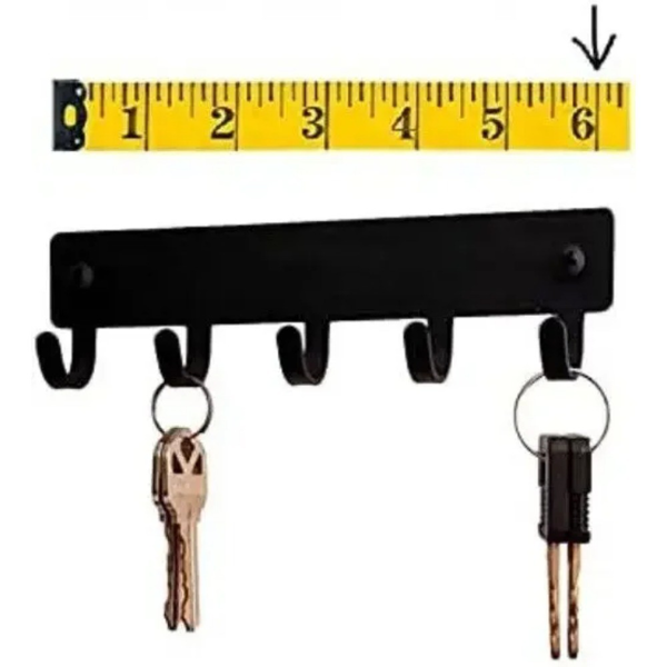 CIFbuy™ 现代黑金属墙钩 工业农舍衣帽架极简艺术装饰（TikTok、temu下自提）-3