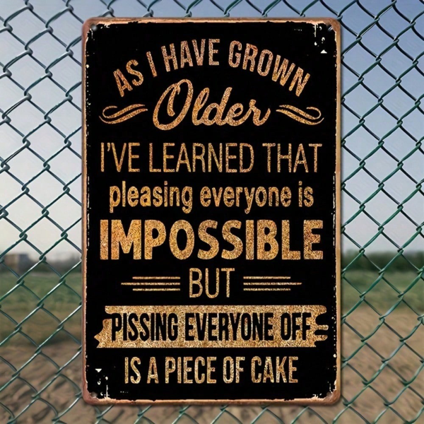 CIFbuy8x12 英寸 ( 20.3x30.5cm )复古风乡村风铝合金标牌适用于家居、酒吧（TikTok、temu下自提）-1