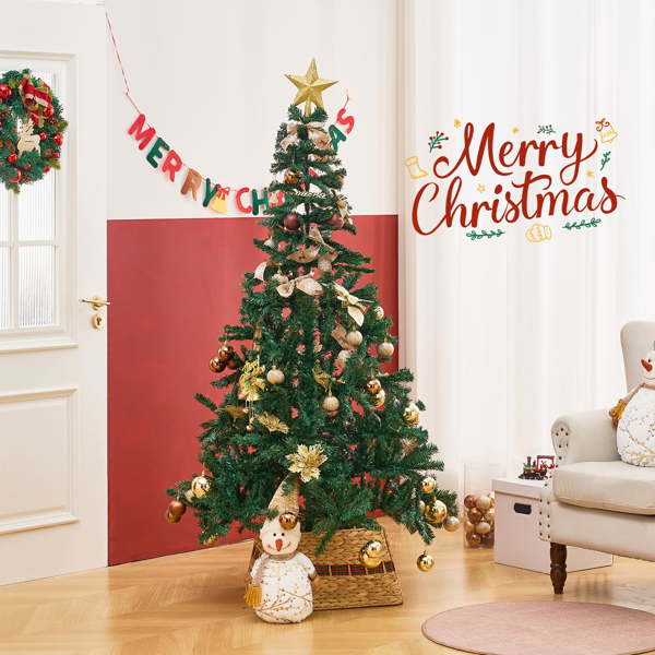 手工编织圣诞树裙-3