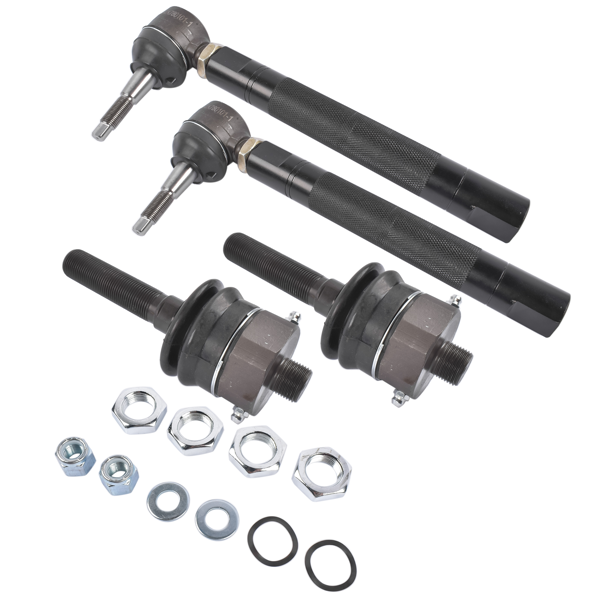 重型拉杆 0-6" Heavy Duty Tie Rod Ends Kits Fit for Chevy Silverado 2500HD 2011-2023 3500HD 2011-2024 GMC Sierra 2500HD 3500HD 2011-2023 Black-4