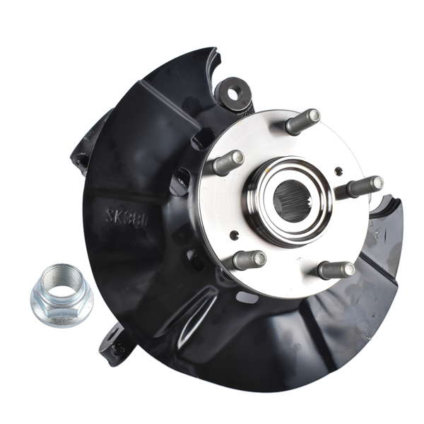 转向节总成 Front Right Passenger Side Steering Knuckle Assembly Replacement for Honda Civic 2017-2021-8