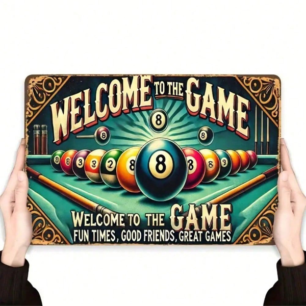 CIFbuy8x12 英寸 ( 20.3x30.5cm )复古风怀旧风铝合金标牌（TikTok、temu下自提）-3