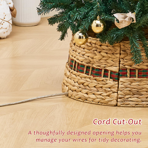 手工编织圣诞树裙-8