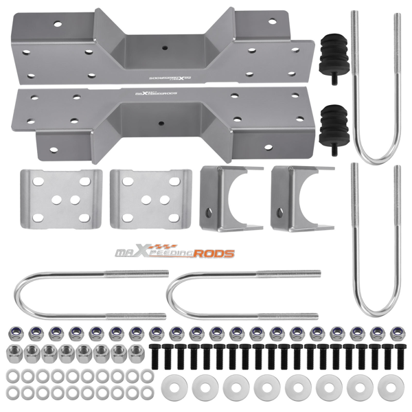 后部 8 英寸下移翻转套件（钢制）适用于 1988-2000 年款雪佛兰 Silverado 和 GMC Sierra C3500-1