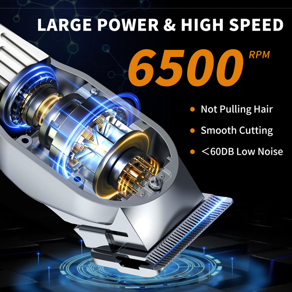 男士光头剃须刀旋转式电动剃须刀无绳电动剃须刀可充电式防水男士光头剃须刀多功能光头剃须美容套装-2