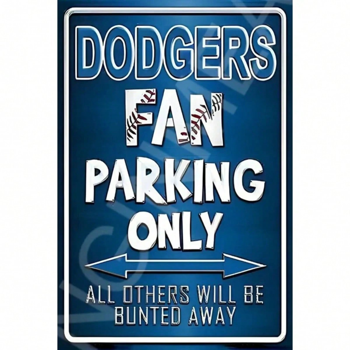CIFbuy洛杉矶道奇队球迷专属趣味停车牌，防水铝制标志增添停车乐趣（TikTok、temu下自提）