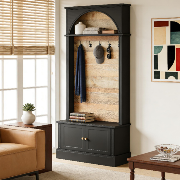 入口衣帽架鞋柜-5