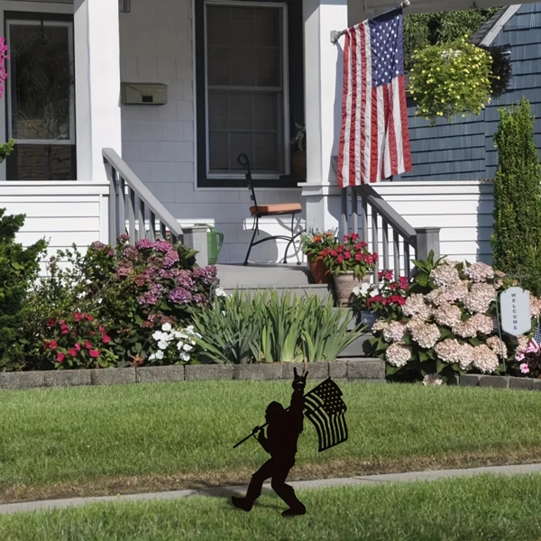 CIFbuy户外装饰铁制蝴蝶花园桩 优雅庭院草坪艺术点缀(TikTok、temu下自提)-9
